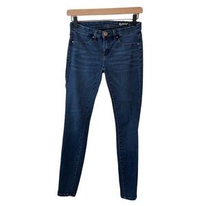 BLANKNYC Dark Wash Jeans Skinny Super Stretchy Mid Rise Pockets